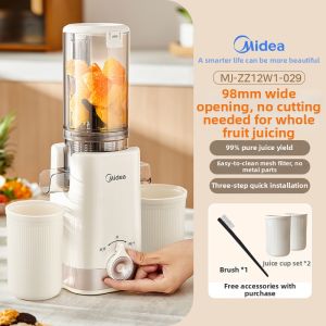Midea | Automatic Easy-clean Wide-mouth Juicer with Pulp Separation