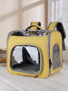 Large Capacity Breathable Pet Carrier Backpack Lightweight Panoramic Sky Capsule Pet Travel Bag Comfortable Outdoor Pet Backpack For Cats Small Dogs Portable Pet Supplies