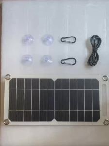 35W Sunpower Bảng Điều Khiển Năng Lượng Mặt Trời Di Động USB Type-C Sạc 5V An Toàn Ổn Định Silicon Đơn Tinh Thể Cho Cắm Trại Ngoài Trời Nhà RV Sạc Điện Thoại Quà Tặng