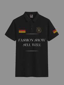 World Cup and Euro Cup Fan T-Shirt for German National Team Polo Shirt Short Sleeve