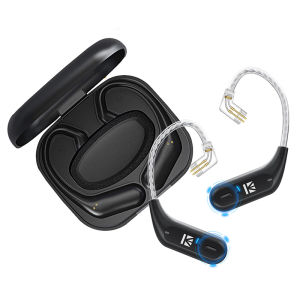 Kbear | IEM Bluetooth Earhook Adapter BT15 PRO KBEAR Bluetooth 5.4 Waterproof Long Battery With QDC Pins Wireless Cable For for KZ ZS12
