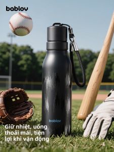 Bablov | Bình Nước Inox Dung Lượng Lớn Tiện Mang Mẫu Mới