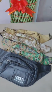 Camouflage Waist Bag Multi-Pocket Adventure Sport Hiking Camping Portable Crossbody Bag for Men