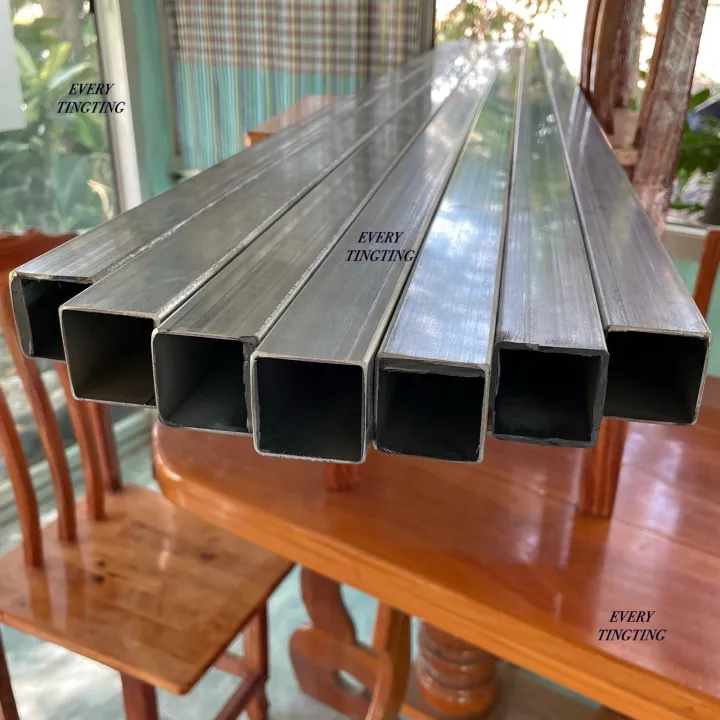 เหล็กกล่องกัลวาไนซ์ 1.5”x1.5” (นิ้วครึ่ง) หนา 1.2 mm และ 1.5 mm ความยาว ...