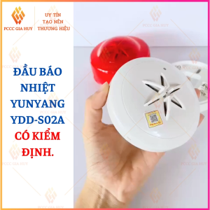 Đầu báo nhiệt YunYang YDD-S02A có kiểm định.