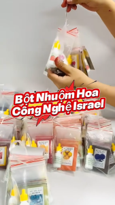 Thuốc Màu Nhuộm Hoa Tươi Nhập Khẩu (Túi Pha 1-1.5L TẶNG Kích Màu) Lên màu nhanh bền đẹp & an toàn