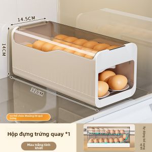 MEIZHUFU | Tổ Ngăn Đựng Trứng Tự Cuộn Giữ Mới