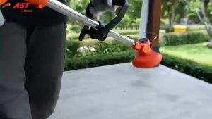 Mesin Potong Pemangkas Rumput Baterai 12V 12500 RPM AST AS-87  Cordless Grass Trimmer