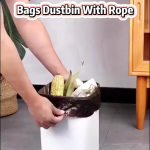 Kitchen Garbage Bag Drawstring Garbage Bag Automatic Closing