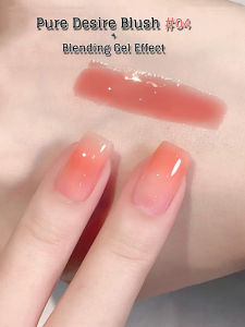 1pcs 12ML Seasons Pure Desire Blush Jelly Gel Nail Polish UV Light Nails 2025 New Ice-Transparent Nude Nail Polish Pink Nails