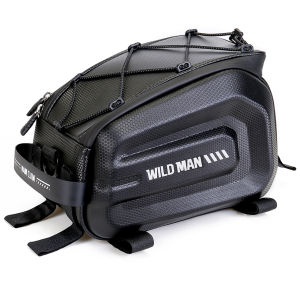 Winnereco Cycling Gear 4L Waterproof Bike Rear Rack Bag for MTB and Road Bikes with Durable Material