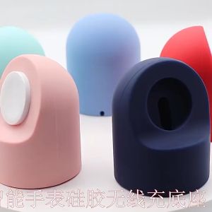 [Philippines Stock] Silicone Charger Stand For Smart Watch 5 4 3 2 1 Watch Band 42mm 38mm 44mm 40mm Charger Holder Watch For Desktop Bracket Wireless Charging Base