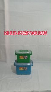 Plastic 2848 2.4 Liter Mini Multi Purpose Storage Box with Handle / School Kit / Cosmetic Kit / First Aid Kit / Hygiene Kit