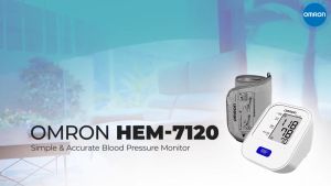 Máy Đo Huyết Áp Omron Hem-7120 Công Nghệ Đo Intellisense Cho Kết Quả Chính Xác Trong Vài Phút