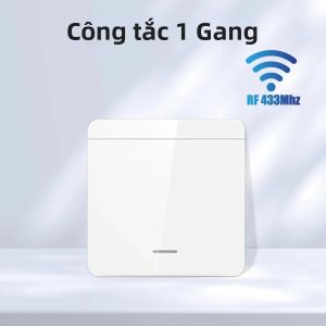 Tuya Công Tắc WiFi Thông Minh 433 MHz Điều Khiển Ánh Sáng RF Không Dây Điều Khiển Giọng Nói Tương Thích Với Alexa Google Smart Life Ứng Dụng Hỗ Trợ