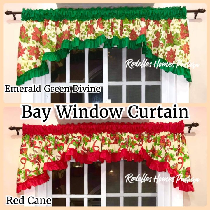 Rodelles Homes Pustura Bay Window Valance Curtain Door Curtain School