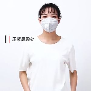 หน้ากากคาร์บอน KN95 มีวาล์ว คล้องหู ป้องกันฝุ่นละออง PM2.5 ควันมูลพิษ ฝุ่นอุตสาหกรรม Face mask anti-dust