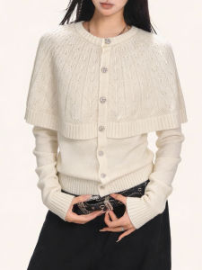 QINGNAER | Elegant Unique Oversized Cardigan