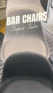 2pcs Bar Chair High Sale Modern High Chair Bar Counter Bar Stool High Chair Rotating Band Pedal Bar Stool High Chair