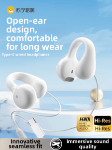 High-Quality Wired Earphones Over-Ear Computer Notebook with Microphone Long-Wearing Comfortable F2025 Eurobird Audio