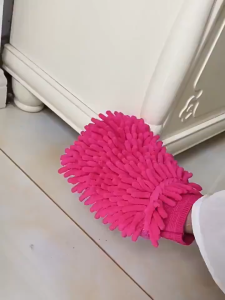 { NY ACC } Kain Lap Sarung Tangan Microfiber Cendol 2 Sisi Pembersih Serbaguna