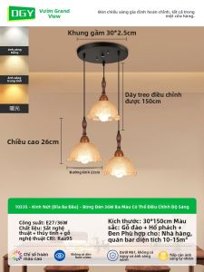 DGY | Đèn chùm nhà hàng phong cách cổ điển ấm cúng