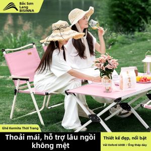 MLZH | Pink Outdoor Multi-functional Folding Chair