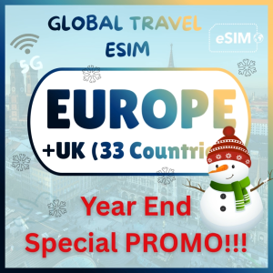 【Year end Promo Unlimited!!】Europe esim Europe travel esim UK | Switzerland | Austria | Turkey | France | Italy