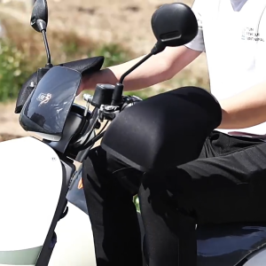 2 ชิ้น ถุงมือแฮนด์รถจักรยานยนต์/รถไฟฟ้า (สีดำ) – กันน้ำกันลมกันแสงแดด ทนทาน อุปกรณ์เสริมเปลี่ยนใช้ได้