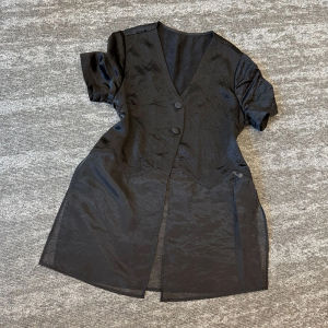 Shalldoer | Fashionable V-neck Splice Shirt Womens Loose Slimming Midi Top Summer Casual Style Solid Color Straight Cut Short Sleeve