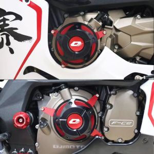 For QJMOTOR SRK600 SRK 600 Motorcycle CNC Engine Stator Engine Protective Cover Guard Protectors