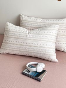 Pure Cotton Pillowcases 48cmx74cm Princess Style Floral Print Pair of Single Person Bedding Covers All Seasons Universal