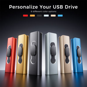 Jaster | TYPE-C USB Flash Drive 128GB Scalable Interface Pen Drive 64GB Creative Business Giftt Memory Stick Black Mini Metal Pendrive