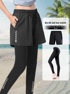 HROLRN | Đồ Bơi Hai Mảnh Nữ Big Size Chống Nắng UV Khô Nhanh