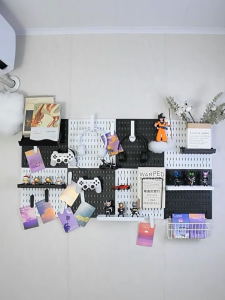 【SG Fast Ship】Pegboard Organizer Pegboard Pegboard wall Phone Holder & Shelf Accessories Compatible