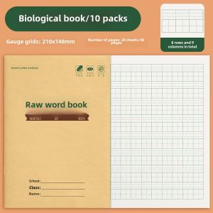 Kindergarten to Grade 2 Chinese Pinyin Writing Practice Book Primary School Math Exercise Book Special Field Practice Book
