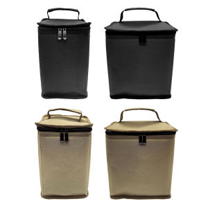 【✈Fast delivery✈】Fuel Cylinder Storage Bag 600D Oxford Cloth Butane Fuel Canister Cover with Handle for Outdoor Camping Cooking Hiking