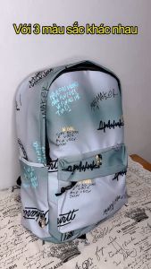 Balo Đi Học Siêu Nhẹ Chống Thấm Nước Đựng Được Laptop 15inch Màu Gradient Đơn Giản Thời Trang Hàn Quốc BZ047