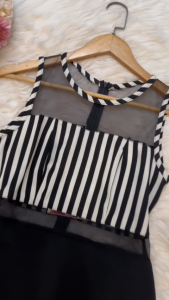 MYDU SALE | Đầm Sọc MS 150 Xẻ Đùi Gợi Cảm –  Phối Lưới Sang Chảnh Tôn Dáng Chuẩn