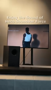 HECO Soundbar Force 37" 2.1 Channel Soundbar with Wireless Subwoofer | 560W Peak Power | Bluetooth 5.4 | HDMI ARC