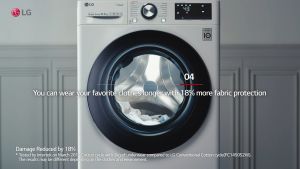 LG Inverter Washer Dryer 13kg /8kg with with AI Direct Drive™ Steam+™ FV1413H2BA