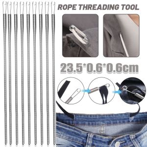 5/1PCS Rope Threading Tool Foldable Spring Elastic Cord Rope Threader Flexible Drawstring Thread Sewing Loop DIY Accessories