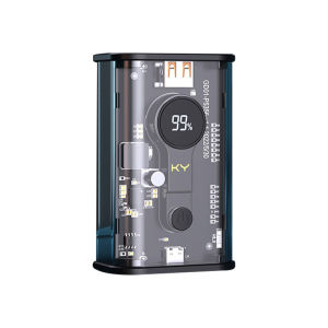 Sạc dự phòng 10000mAh trong suốt hỗ trợ sạc nhanh PD20W QC22.5W tích hợp màn hình led thông minh hiển thị dung lượng pin