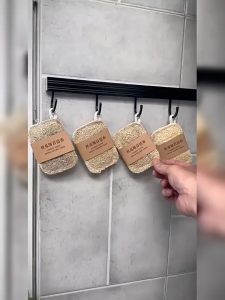 Bàn chải rửa chén xơ mướp tự nhiên |   Dụng cụ vệ sinh nhà bếp bền bỉ chống dính |   Thích hợp để làm sạch nồi cốc và các công việc nhà