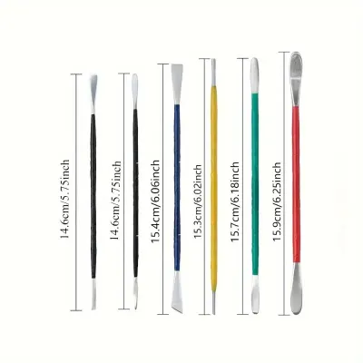 6pcs Pottery Sculpting Tool Clay Ceramic Modeling Tool Plaster Sculpting Kit
