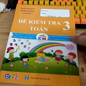 Sách - Đề Kiểm Tra - Toán Lớp 3 - Học kì 1 - Kết Nối (Qbooks)