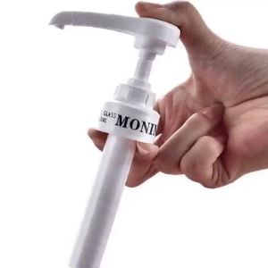 Coffee 1 Liter Dispenser Syrup Pump Black Liquid Dispenser for Monin Syrup 10Ml Juice Bottle Dispenser Pump