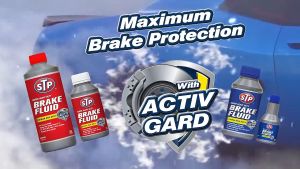 STP Brake Fluid with ACTIVGARD Technology - Cairan Minyak Rem DOT4