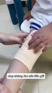 Tất trẻ em bảo vệ đầu gối GOMTAT chống trượt ngã vớ bảo vệ gối giúp bé không bị trầy xước khi tập bò tập đi - YIQ-H005-1DOI