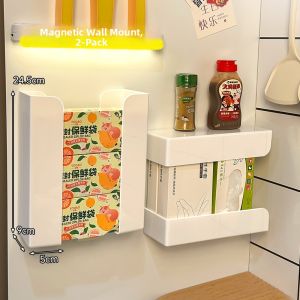 AOQILA | Magnetic Wall-Mounted Tissue Box Wet Wipe Organizer